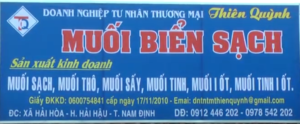 MUỐI BIỂN SẠCH THIÊN QUỲNH – SẢN PHẨM OCOP 3 SAO TỈNH NAM ĐỊNH 2020 5 125965882 104154508188405 6963956177406964249 n