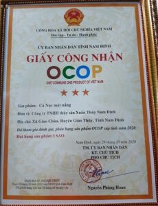 Sản phẩm Cá Một Nắng của Công Ty TNHH Thủy Sản Xuân Thủy Nam Định đạt sản phẩm OCOP 3 Sao tỉnh Nam Định 2020 2 130270040 118314093439113 4339651673442956674 n