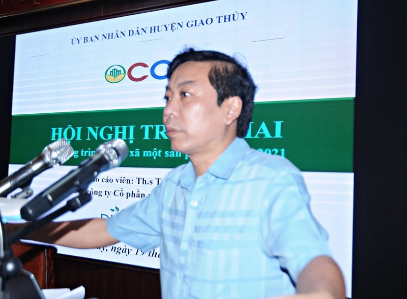 HUYỆN GIAO THỦY TỔ CHỨC HỘI NGHỊ TẬP HUẤN TRIỂN KHAI CHƯƠNG TRÌNH OCOP 2021 1 182807143 219146110022577 834109811429903606 n