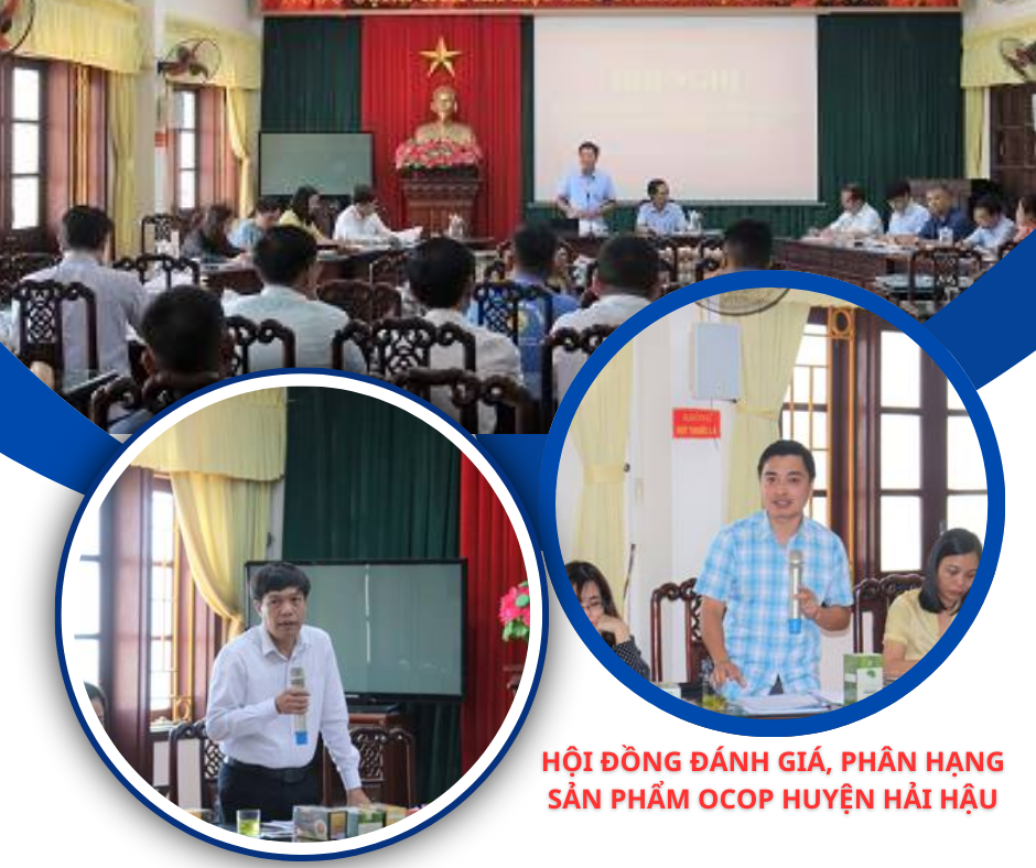 Huyện Hải Hậu Nâng Tầm Thương Hiệu Với 7 Sản Phẩm đánh giá sản phẩm OCOP Tiêu Biểu Đợt 1 Năm 2024 1 hoi dong danh gia