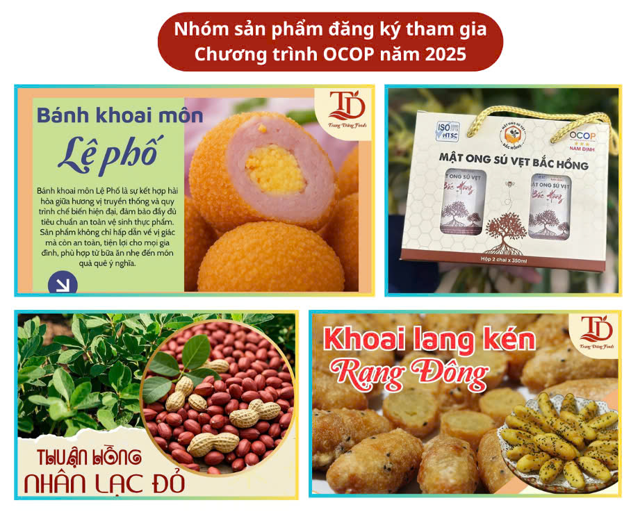 Nam Định năm 2025: Đồng hành cùng cơ sở sản xuất – Tư vấn toàn diện, phát triển bền vững sản phẩm OCOP 3 021